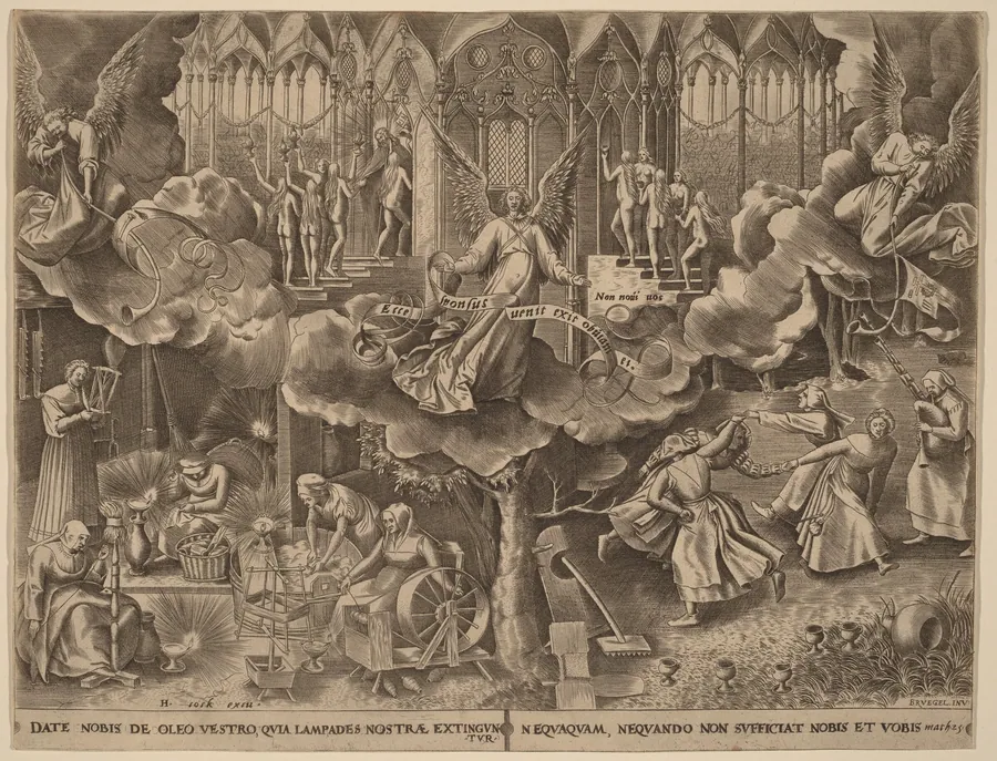 The Parable of the Wise and Foolish Virgins by Philip Galle