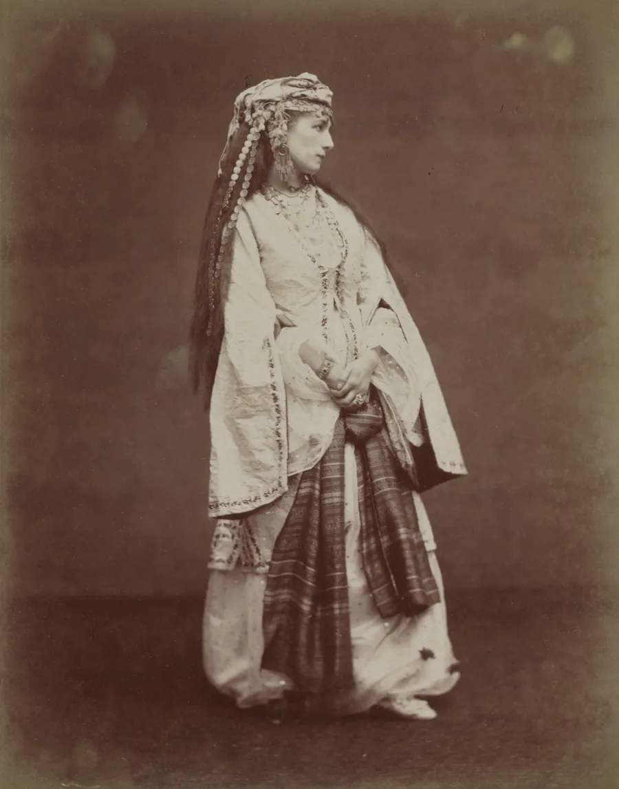 Sarah Bernhardt in "Zaire" by Voltaire by Étienne Carjat