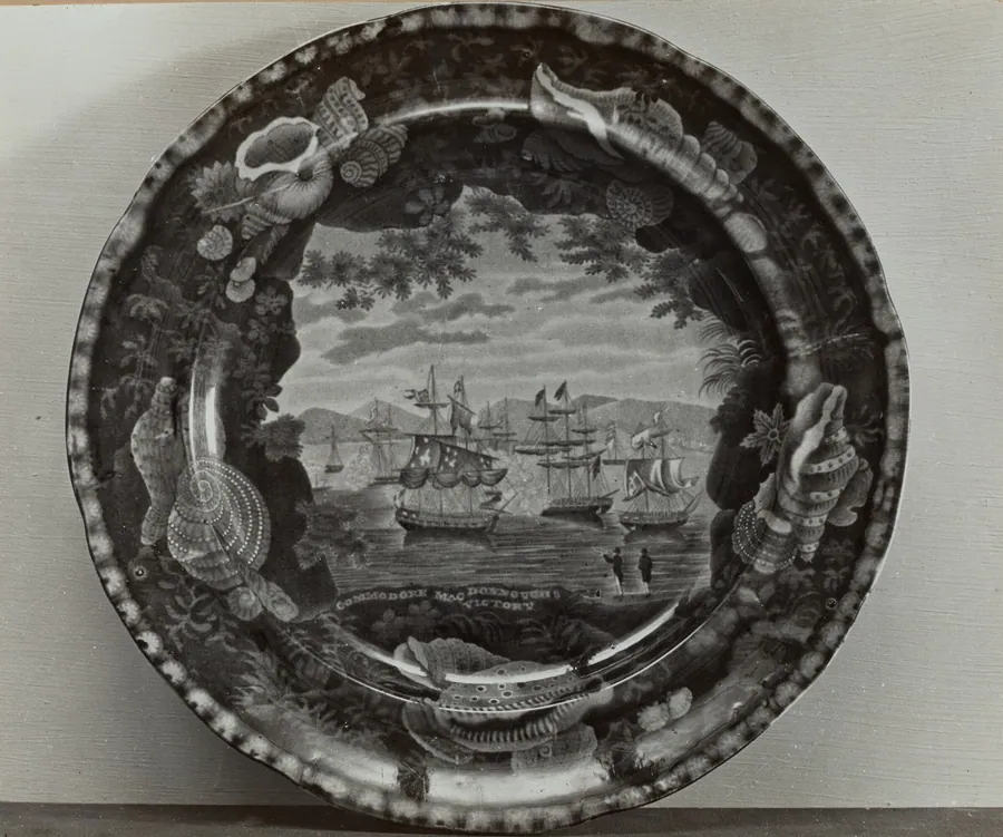 Comm. MacDougal's Victory Plate by Helmut Hiatt