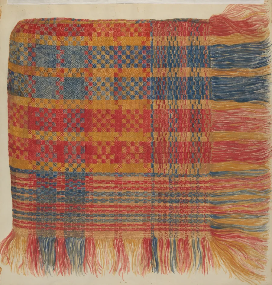 Coverlet (Plaid) by Eva Wilson
