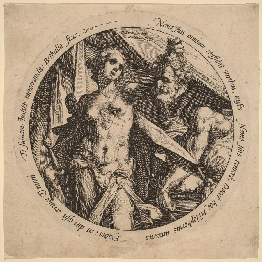 Judith with the Head of Holofernes by Hendrick Goltzius