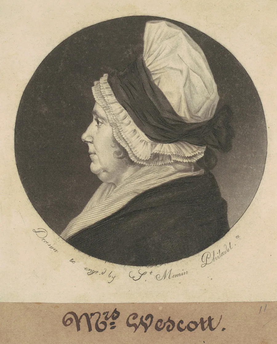 Patience Story Wescott by Charles B. J. Févret de Saint-Mémin