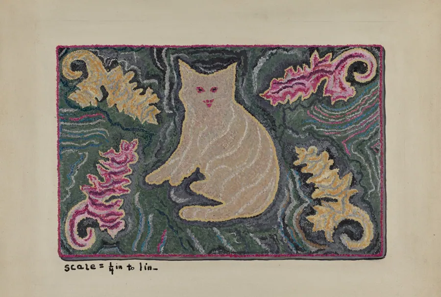 Hooked Rug by Dorothy Kiernan