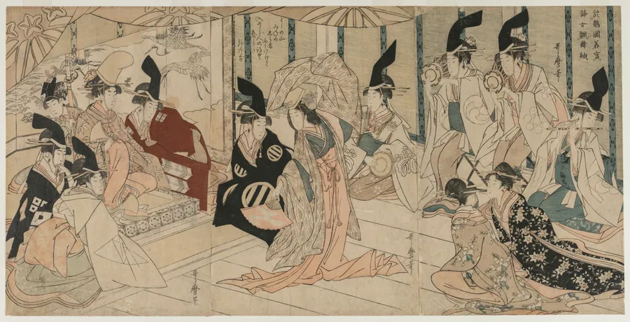 Scene Adapted from the play The Treasury of Loyal Retainers (Chushingura) by Kitagawa Utamaro