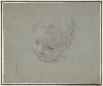 Bust-Length Study of a Child