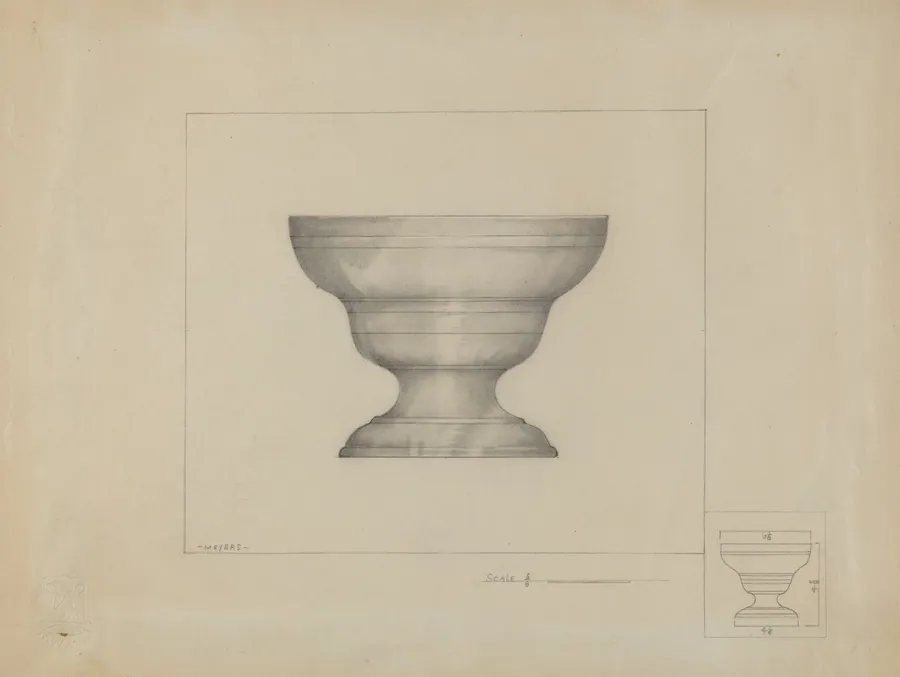 Pewter Bowl by Henry Meyers