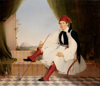 Portrait of John B. Carmac, in Greek Evzone Costume