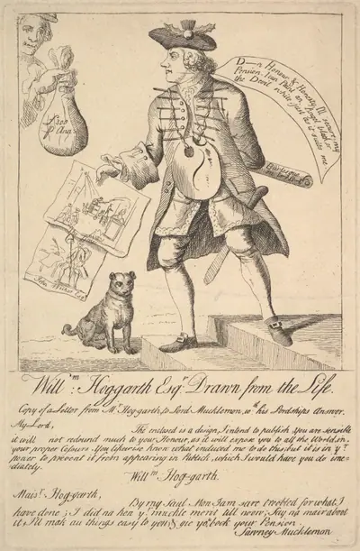 William Hog-garth Esq. Drawn from the Life