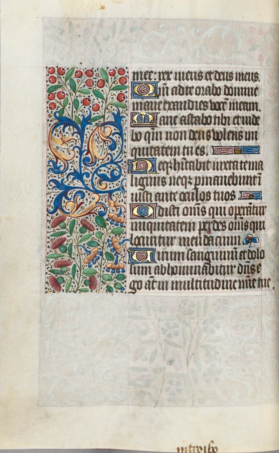 Book of Hours (Use of Rouen): fol. 110v by Master of the Geneva Latini