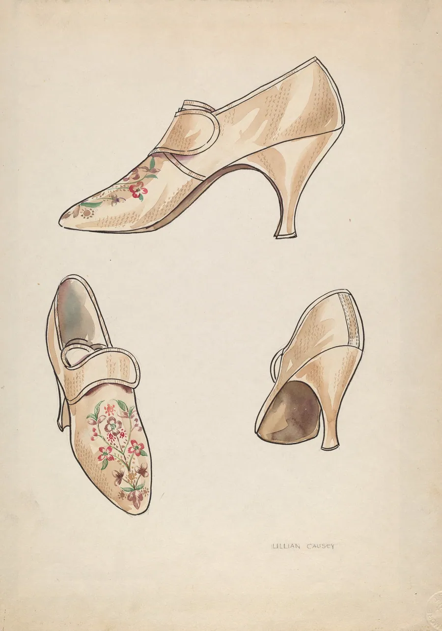 Woman's Slippers by Lillian Causey
