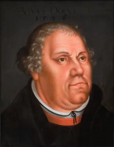 Portræt af Martin Luther (1483-1546)