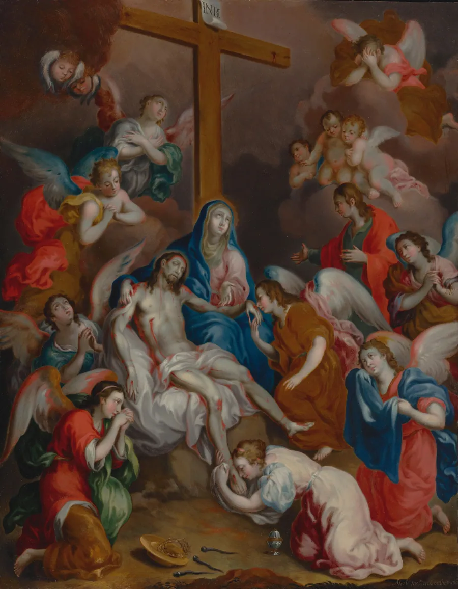 Lamentation over the Dead Christ by Tomás de Merlo