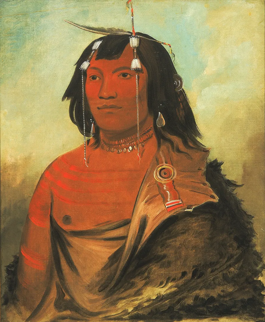 Bi-éets-ee-cure, Very Sweet Man by George Catlin, born Wilkes-Barre, PA 1796-died Jersey City, NJ 1872