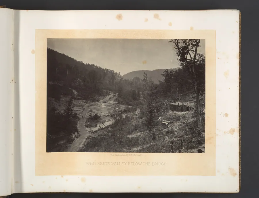 Whiteside Valley Below the Bridge by George N. Barnard