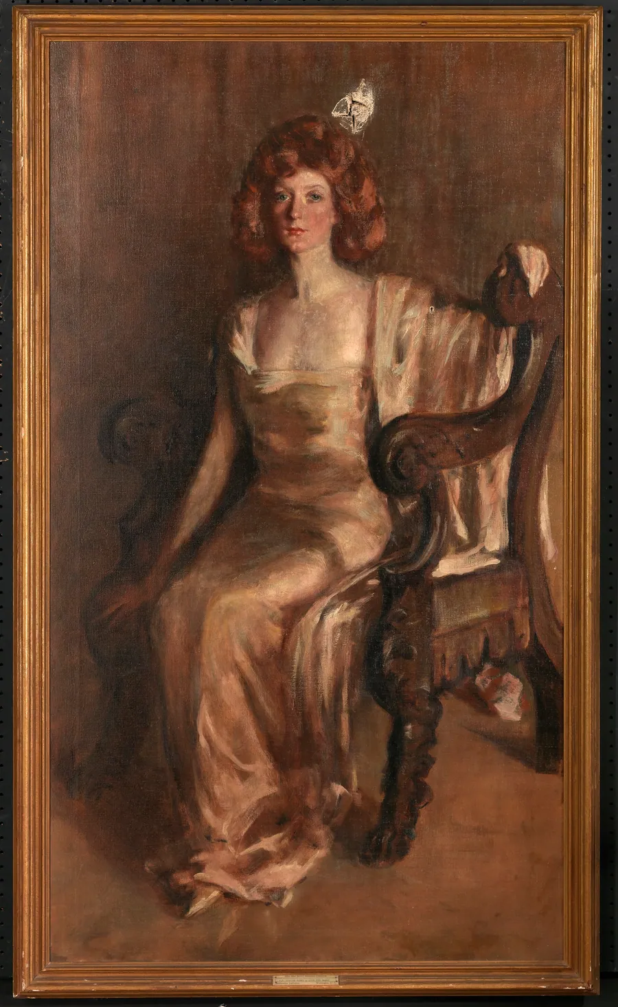 Evalina Palmer Sicilianos by Alice Pike Barney, born Cincinnati, OH 1857-died Los Angeles, CA 1931