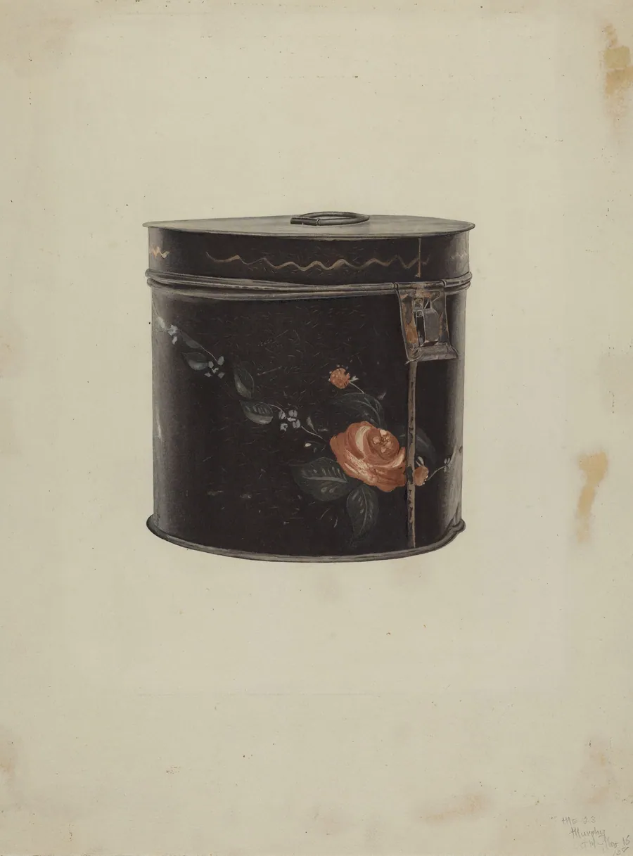Toleware Tea Cannister by Henry Murphy