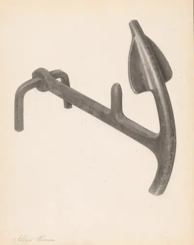 Andiron (one of pair)