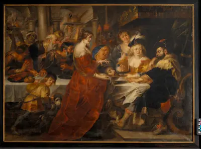 Salome bringer Johannes' hoved