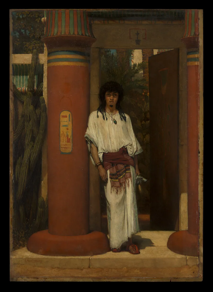 An Egyptian in a Doorway by Sir Lawrence Alma-Tadema