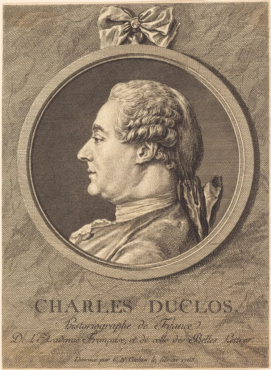 Charles Duclos by Charles-Nicolas Cochin II