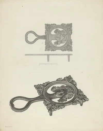 Flat Iron Holder