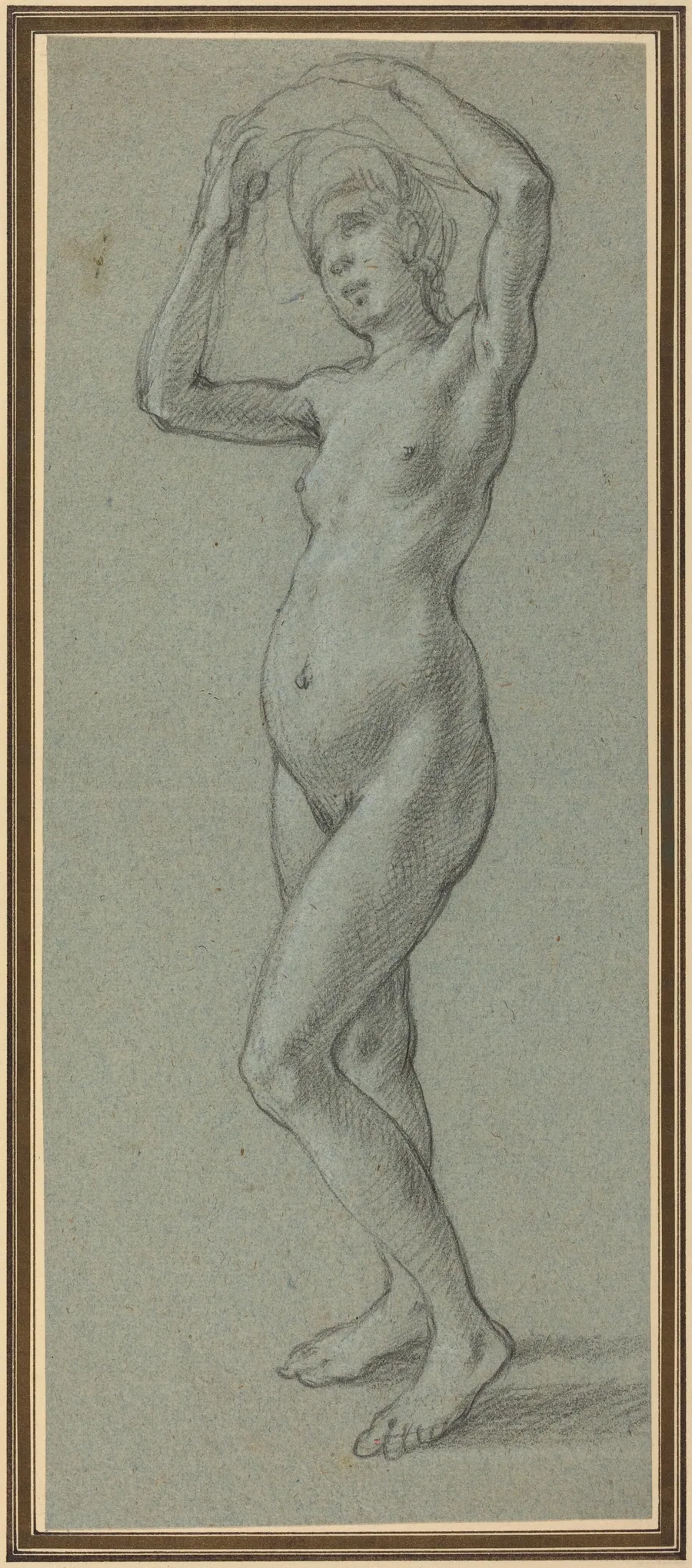 Study of a Female Nude by Alessandro Casolani