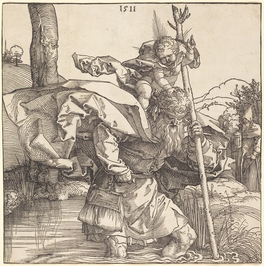 Saint Christopher by Albrecht Dürer
