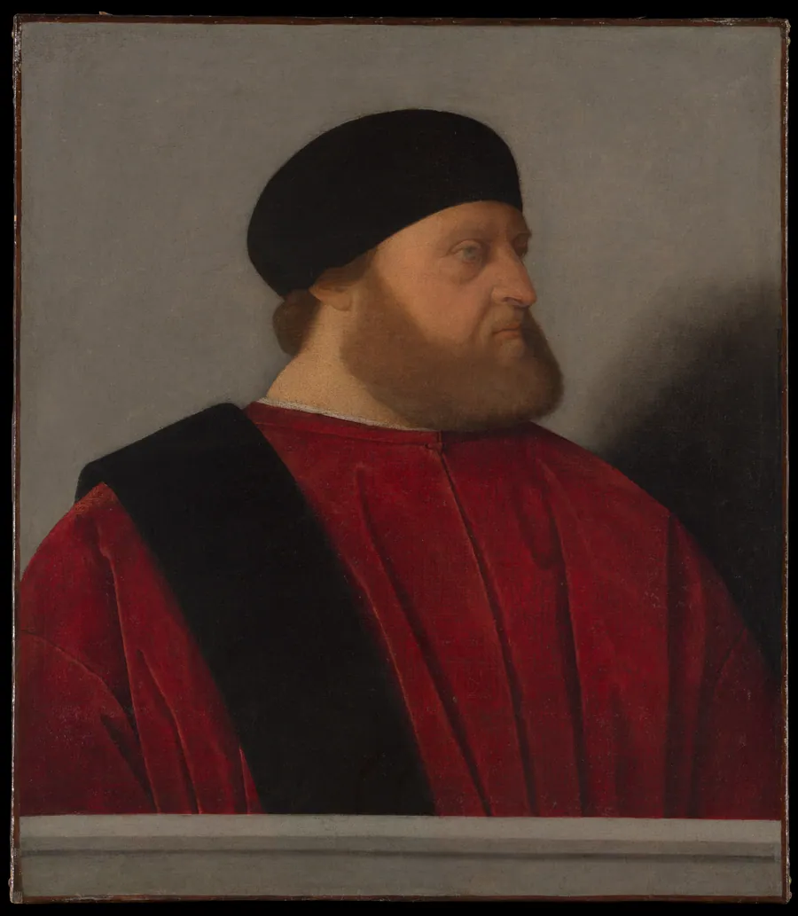 Portrait of a Venetian Senator by Catena (Vincenzo di Biagio)