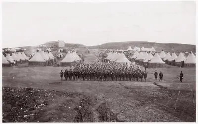 Camp of 34th Massachusetts Infantry near Fort Lyon, Virginia