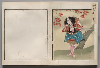 Double-Leaf from Album of Actor Portraits