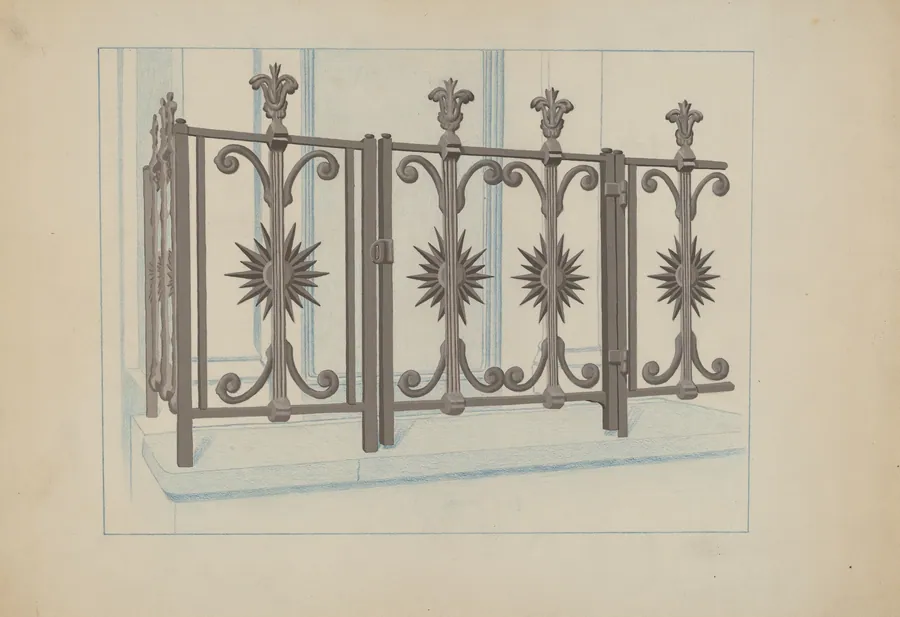 Cast Iron Gate and Fence by Joseph L. Boyd