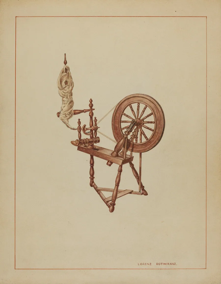 Spinning Wheel by Lorenz Rothkranz
