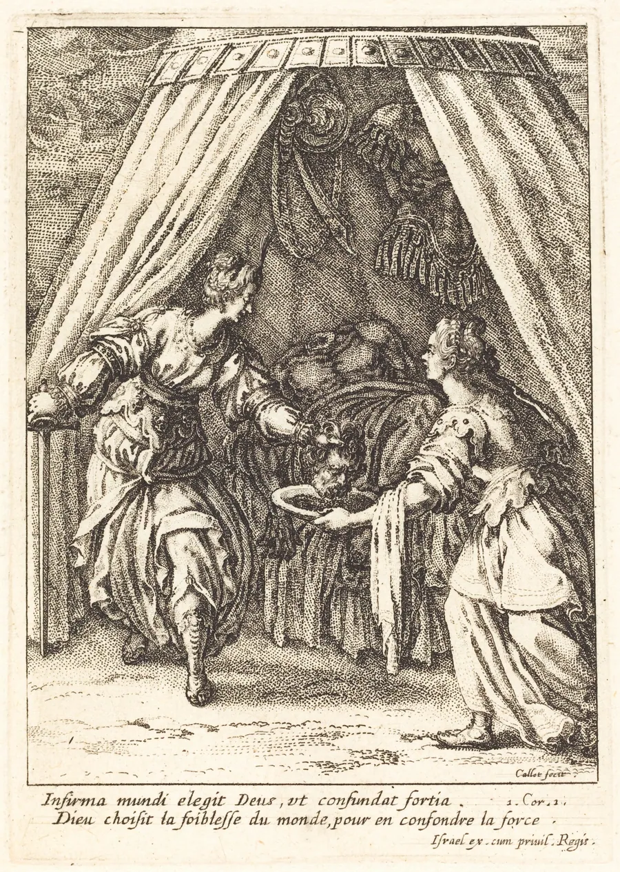 Judith with the Head of Holofernes by Jacques Callot