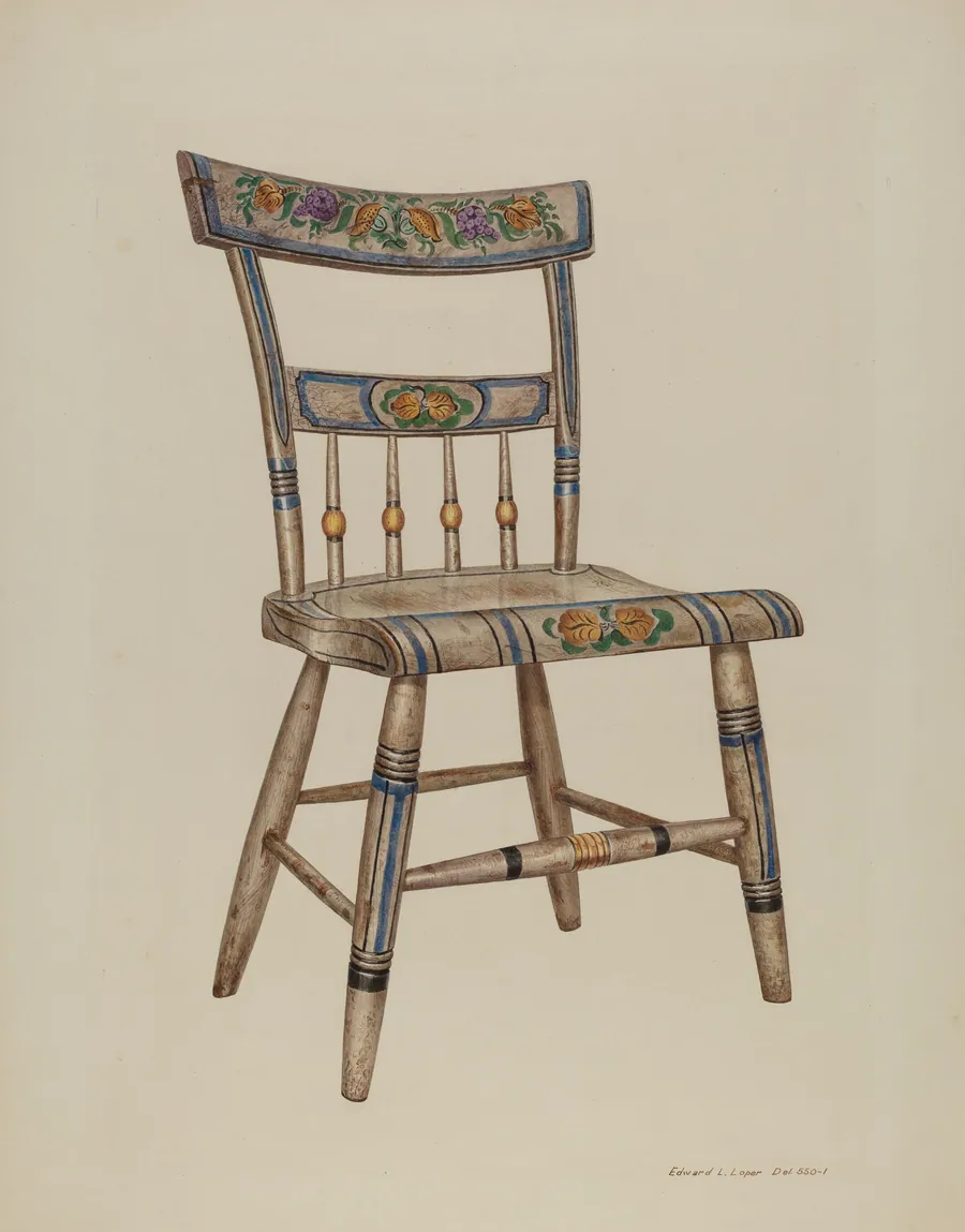 Pa. German Chair by Edward L. Loper