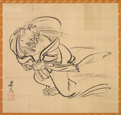Sketch of Ibaraki-dōji