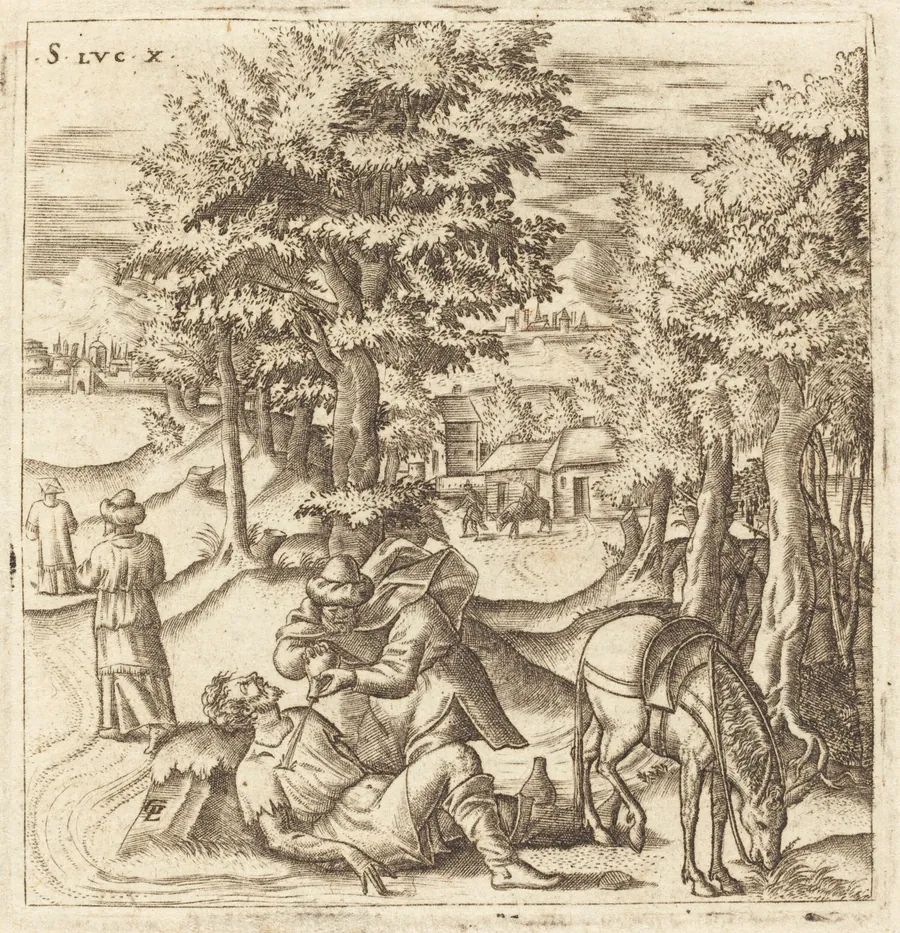 The Good Samaritan by Léonard Gaultier