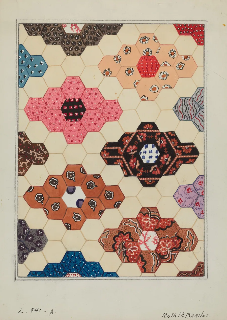 Quilt (1 Section) by Ruth M. Barnes