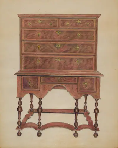 High Chest of Drawers