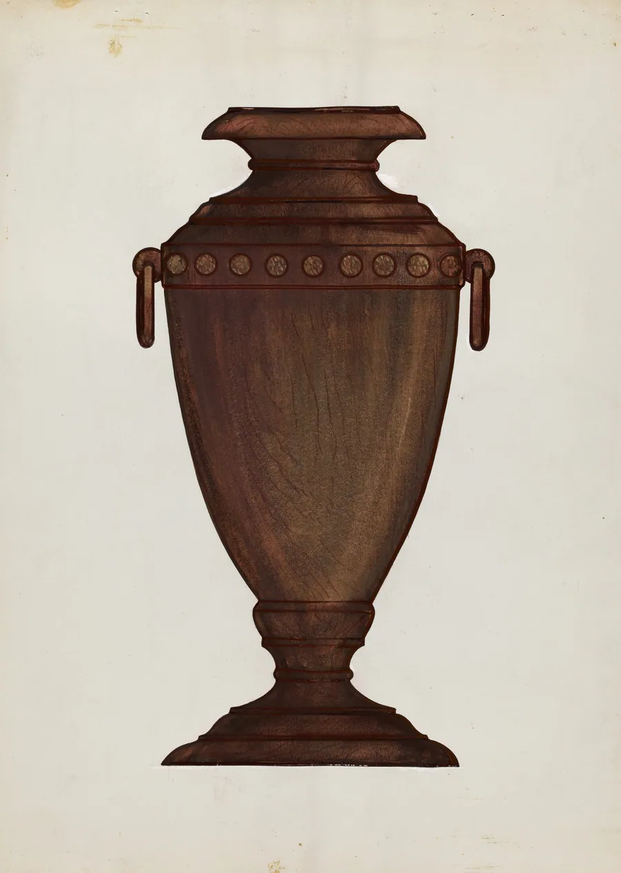 Rosewood Vase by Sebastian Simonet