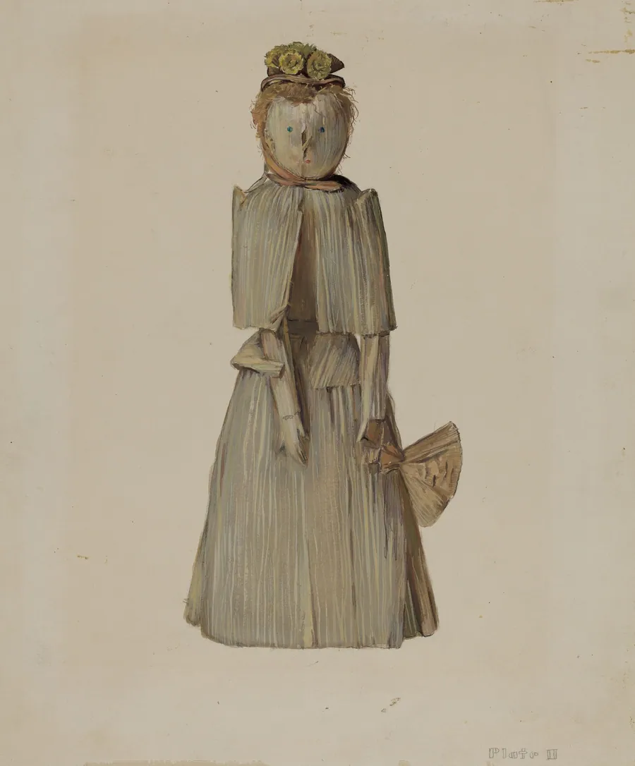 Corn Husk Doll by Jane Iverson