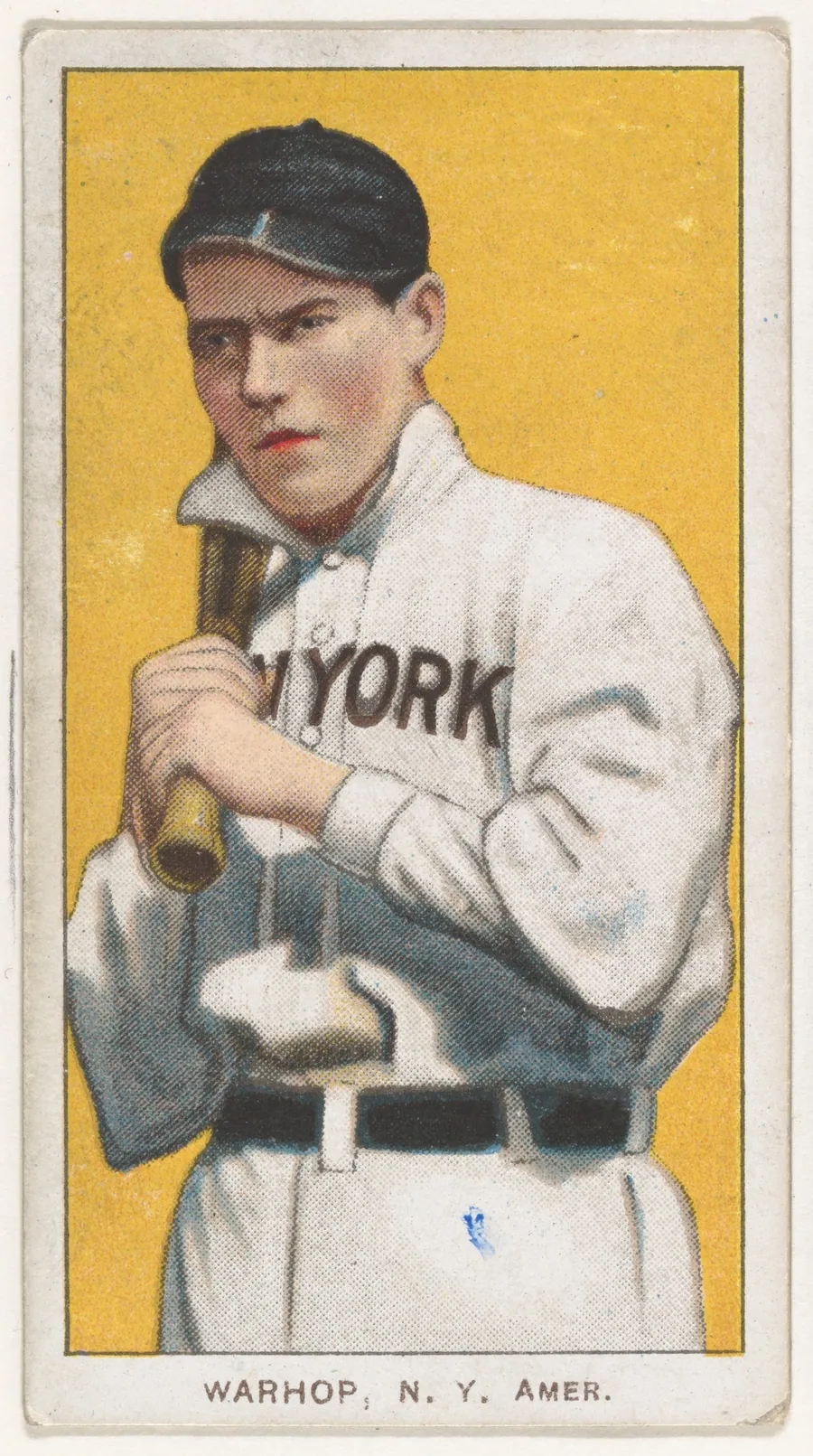 Warhop, New York, American League, from the White Border series (T206) for the American Tobacco Company by American Tobacco Company