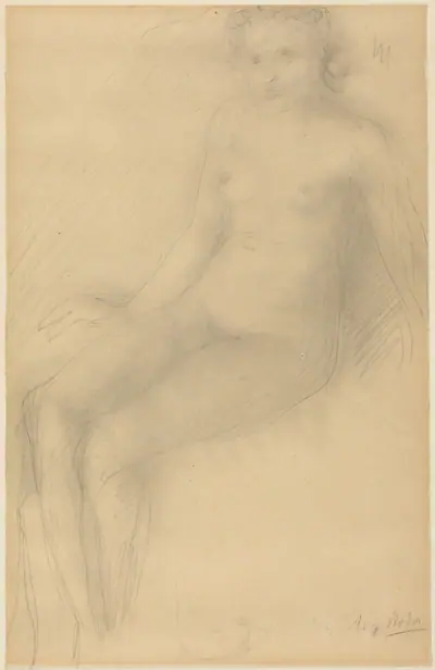 Seated Female Nude