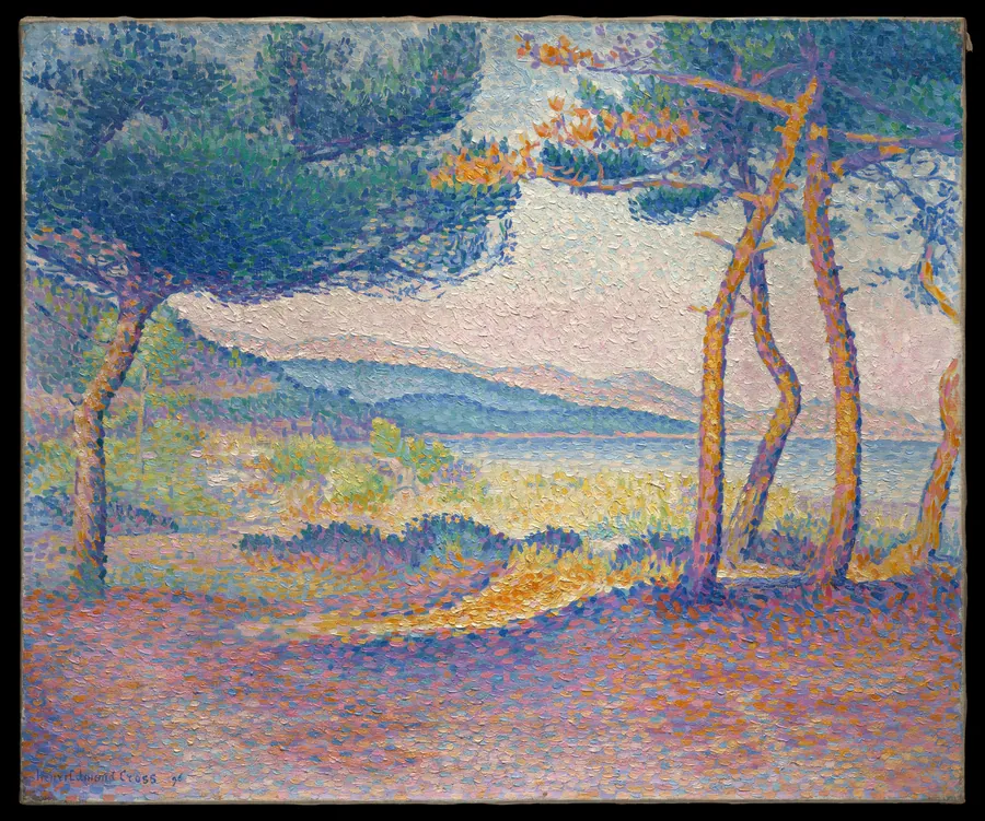 Pines Along the Shore by Henri-Edmond Cross (Henri-Edmond Delacroix)