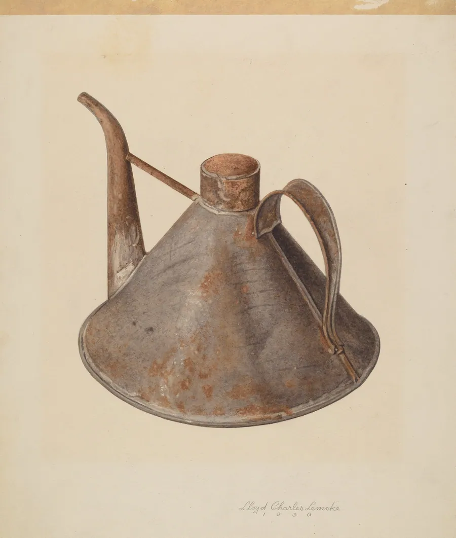 Spouted Oil Can by Lloyd Charles Lemcke
