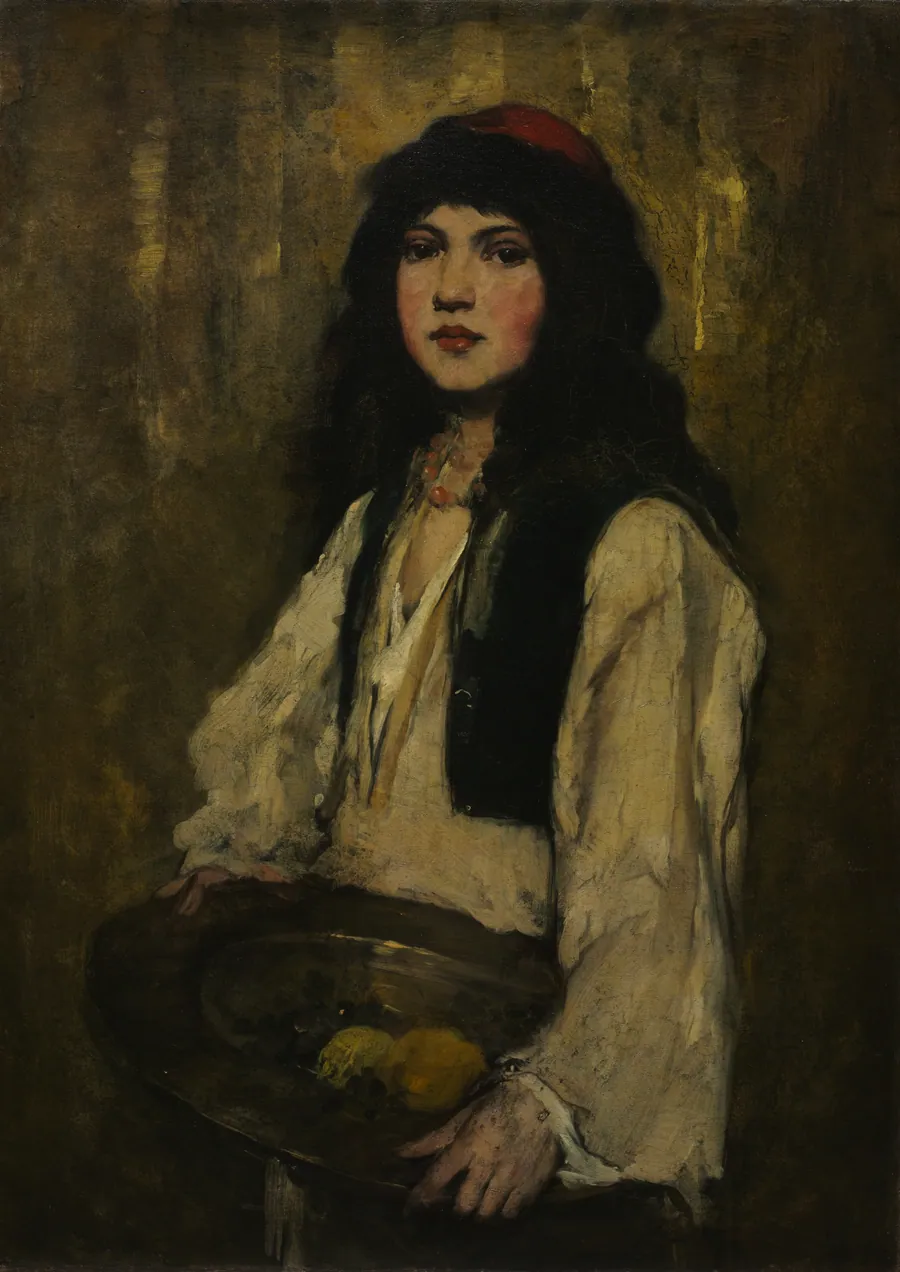 The Venetian Girl by Frank Duveneck