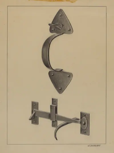 Door Handle and Thumb