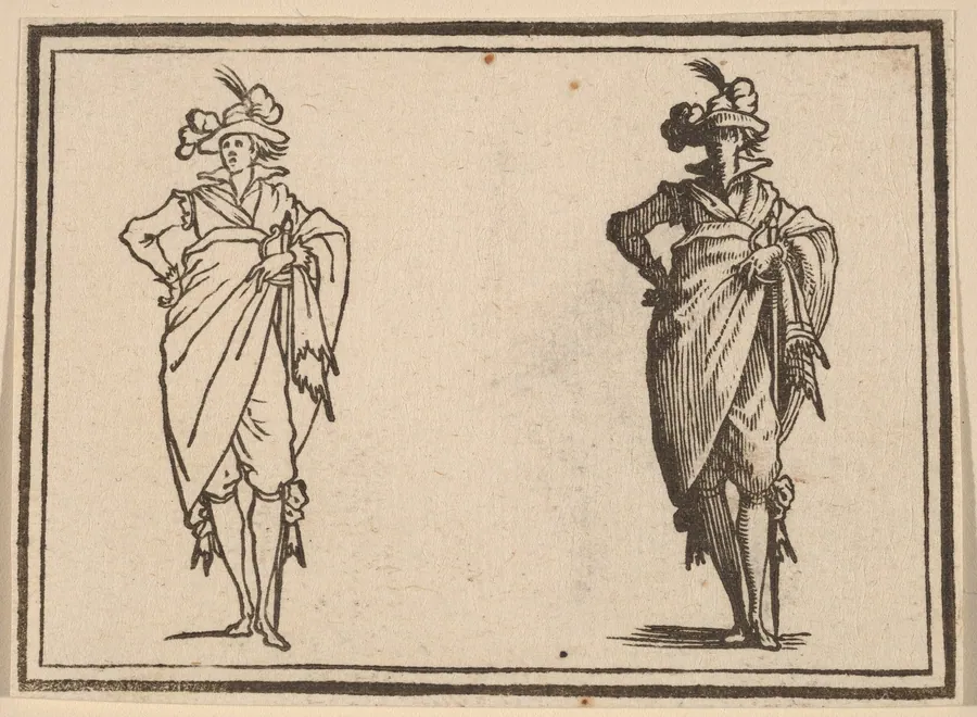 Gentleman Viewed from the Front with Hand on Hips by Edouard Eckman