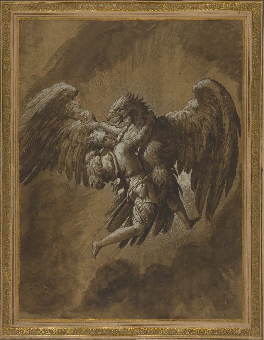 The Rape of Ganymede by Niccolò dell' Abate