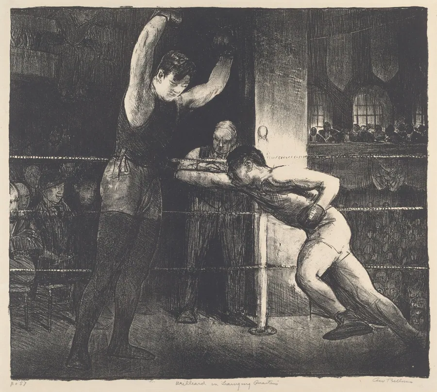 Willard in Training Quarters by George Bellows