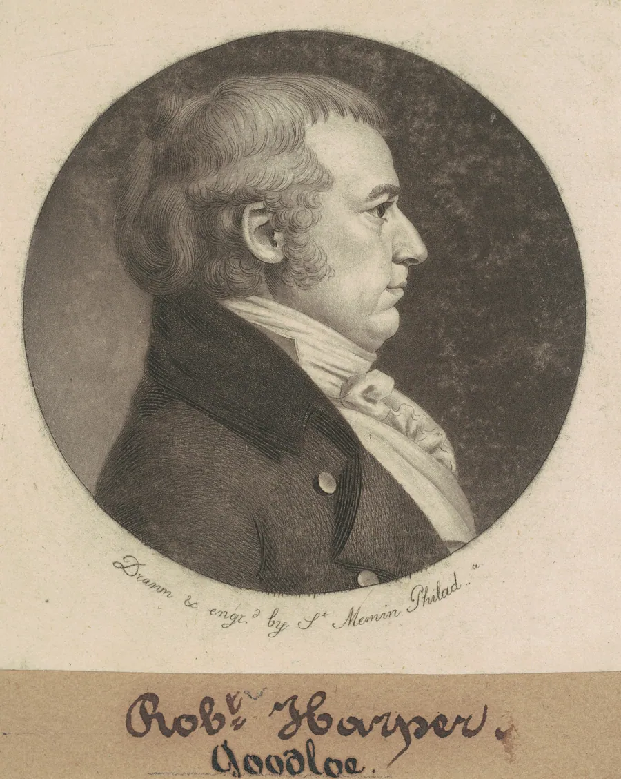 Robert Goodloe Harper by Charles B. J. Févret de Saint-Mémin